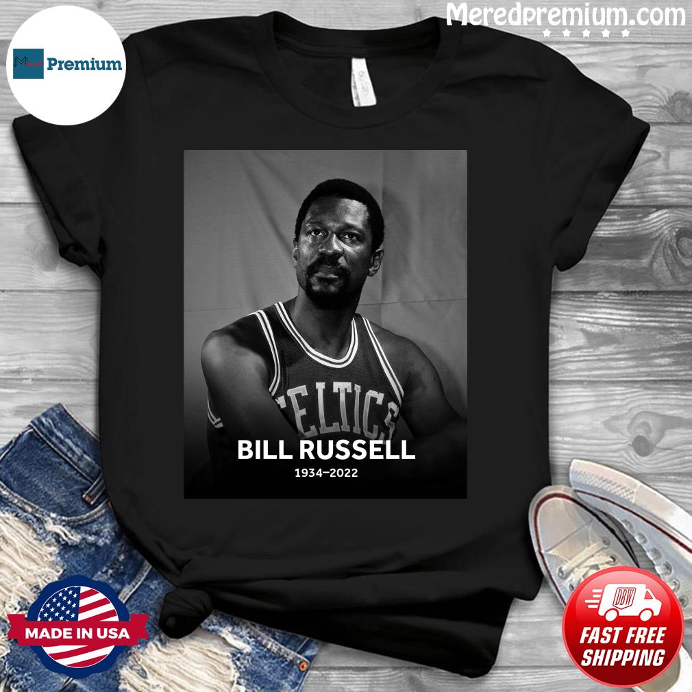 Rip Bill Russell 1934 2022 Thank You Shirt, hoodie, sweater, long sleeve  and tank top