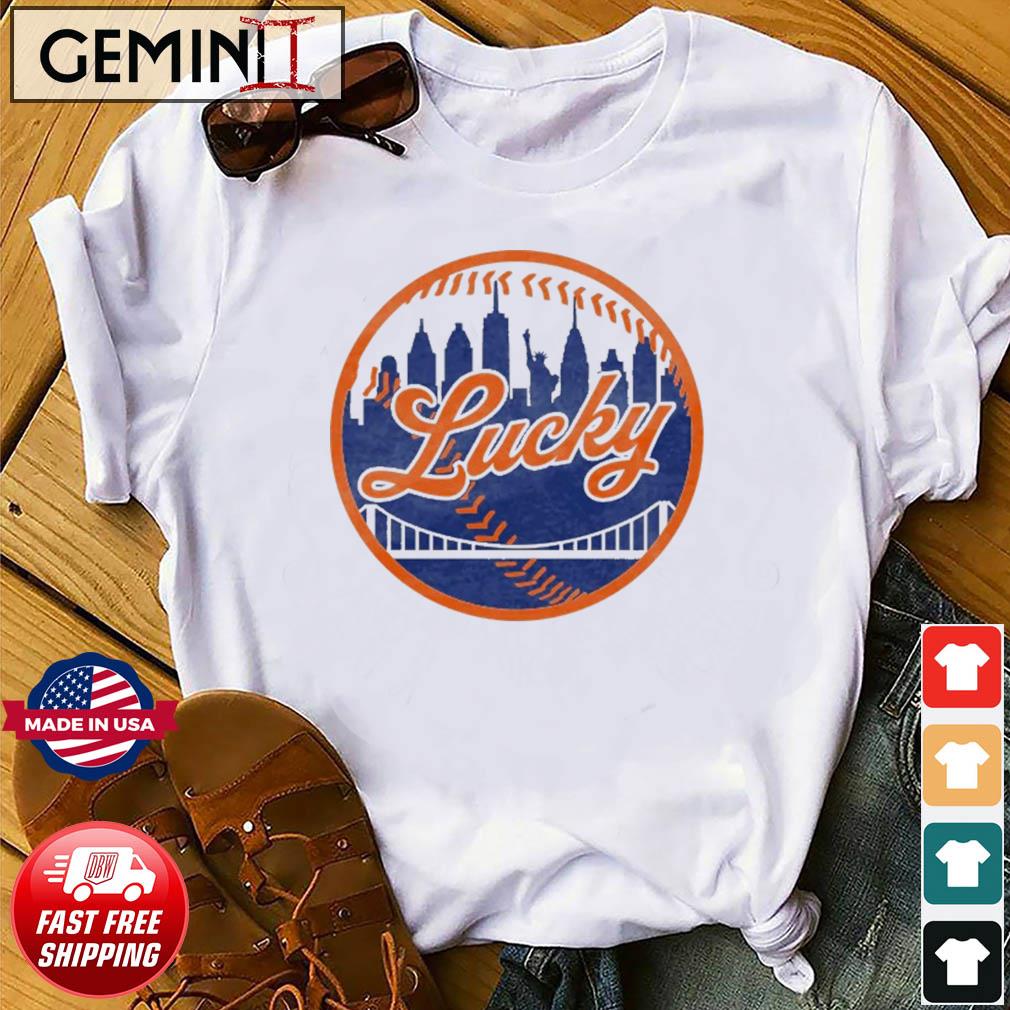 Official Lucky New York Mets T-Shirt - Peanutstee