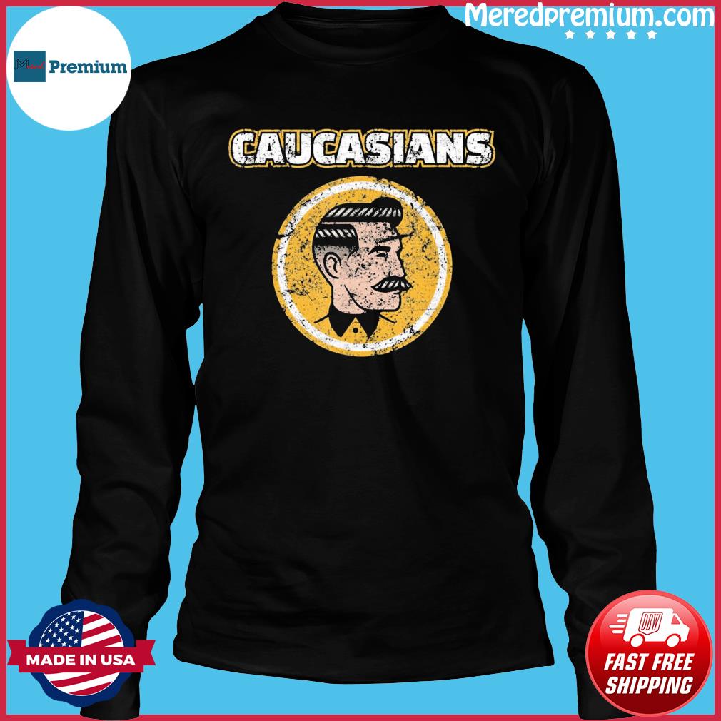 : Funny Caucasians Shirt, White Caucasian Pride Dark Hair T-Shirt  : Clothing, Shoes & Jewelry