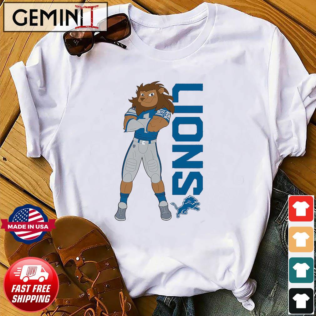 Roary Mascot Detroit Lions T-Shirt - Cruel Ball