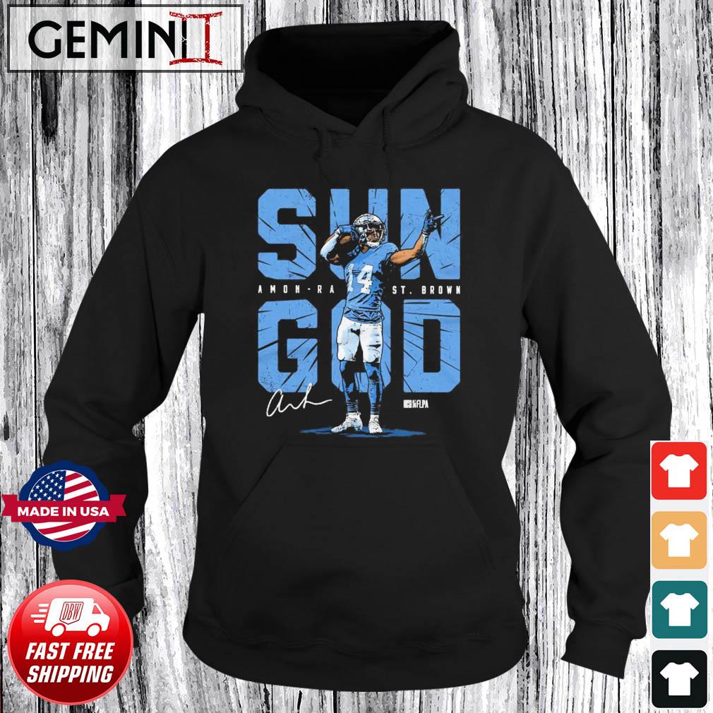 Original detroit Lions Amon-Ra St. Brown Sun God shirt, hoodie, sweater,  long sleeve and tank top