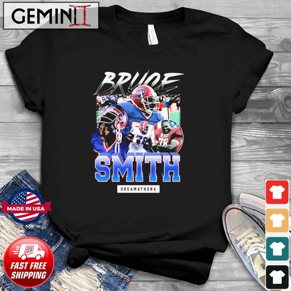 Bruce Smith Buffalo Dreams T-Shirt - Buffalo Bills - Skullridding