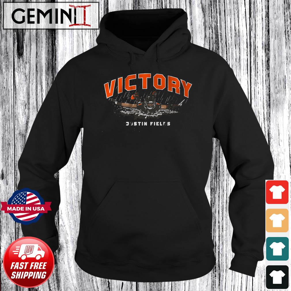 Justin Fields victory slide Chicago Bears shirt, hoodie, sweater, long  sleeve and tank top