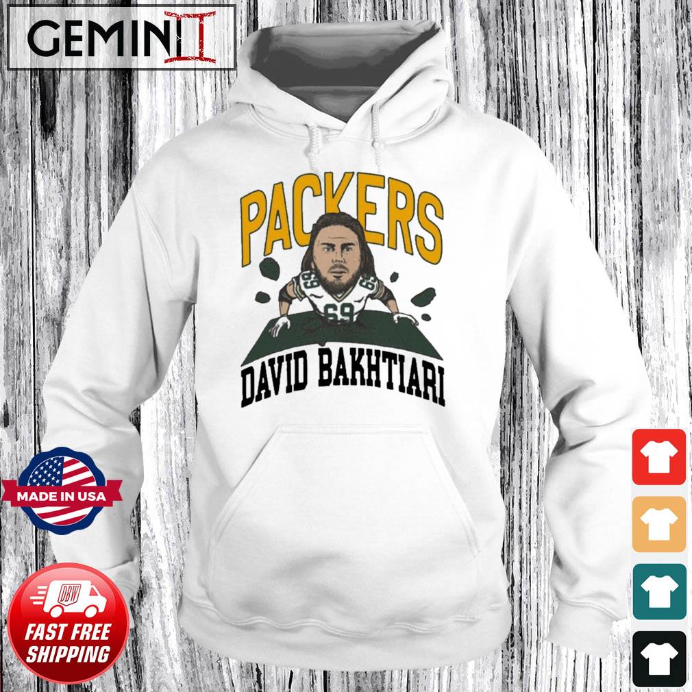 Green Bay Packers #69 David Bakhtiari Breakthrough T-Shirt, hoodie