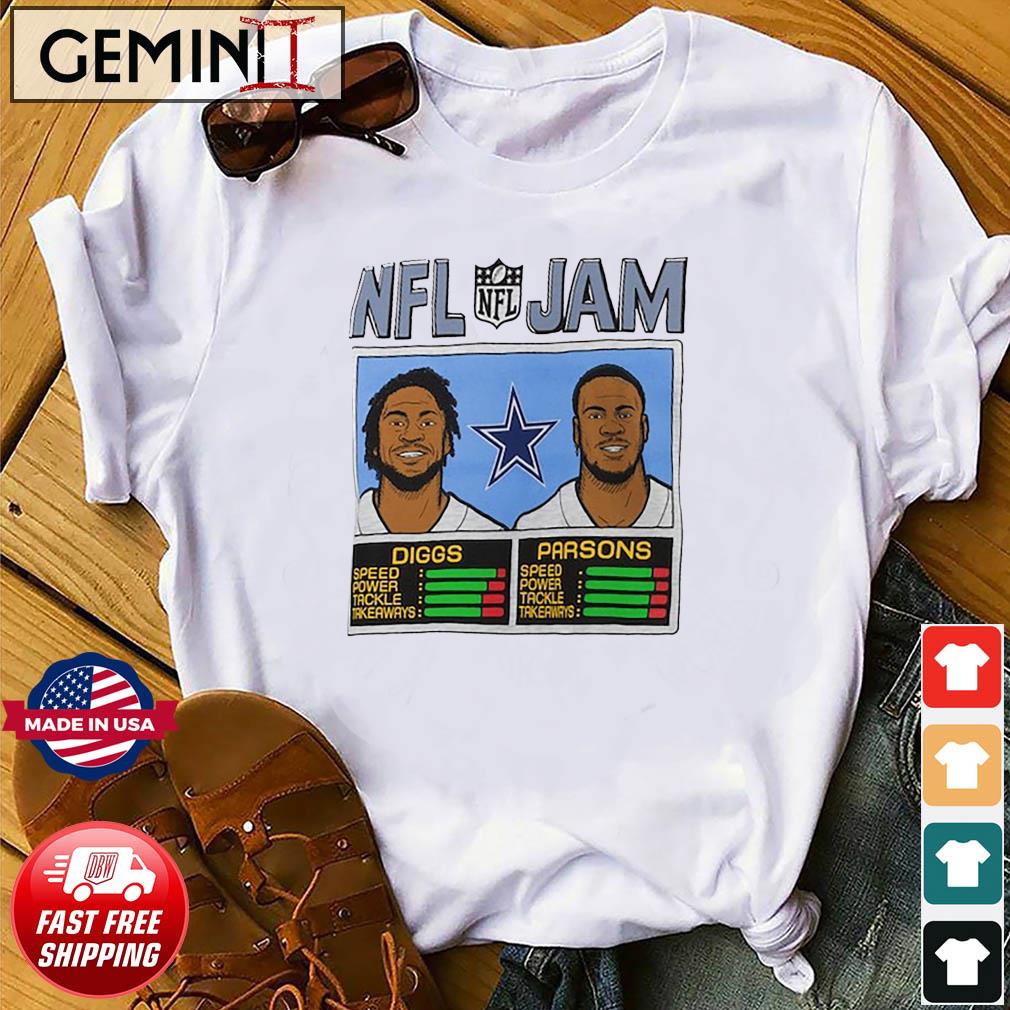 Nfl Jam Dallas Cowboys Micah Parsons And Trevon Diggs Shirt Long