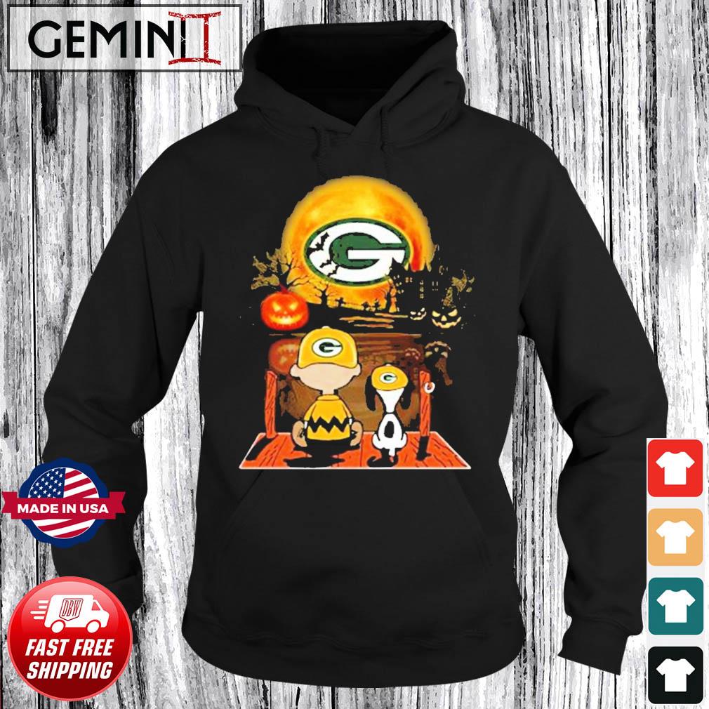 Snoopy Charlie Brown Pumpkin Green Bay Packers Halloween Moon Shirt -  High-Quality Printed Brand