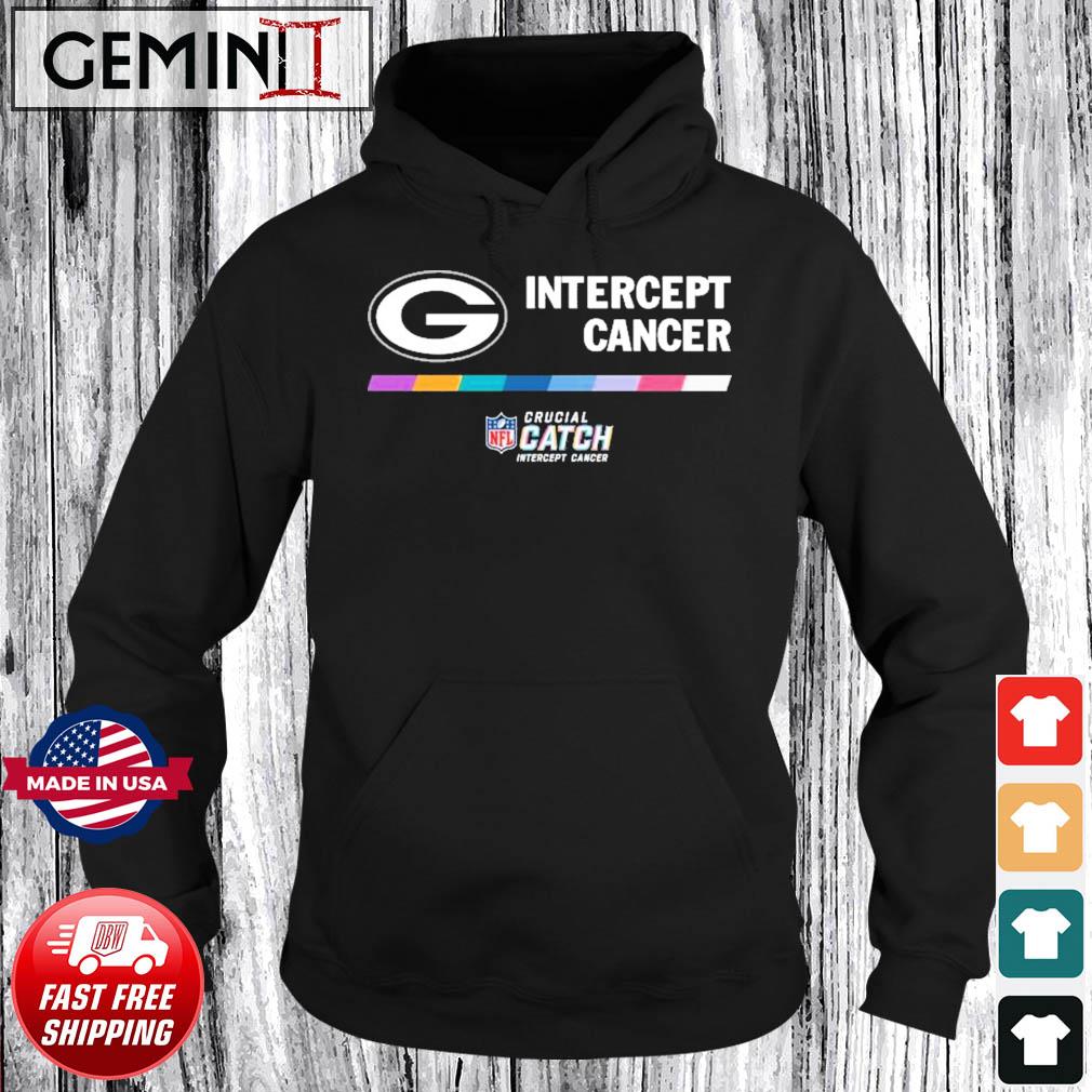 Green Bay Packers 2022 NFL Crucial Catch intercept cancer shirt