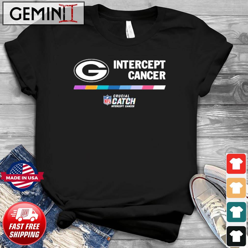 Green Bay Packers NFL crucial catch intercept cancer 2022 shirt, hoodie,  sweater, long sleeve and tank top