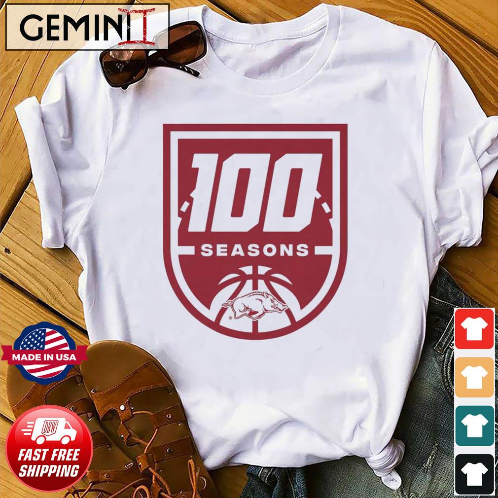 Arkansas Basketball 100 Seasons T-shirt