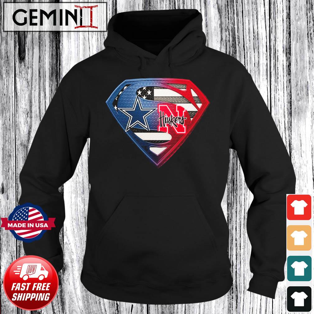 Dallas Cowboys and Nebraska Cornhuskers Superman shirt, hoodie