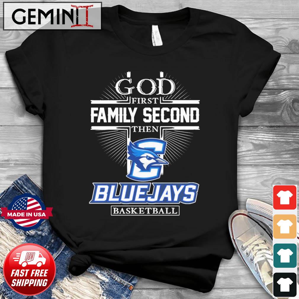 God First Family Second The Creighton Bluejays Basketball Shirt