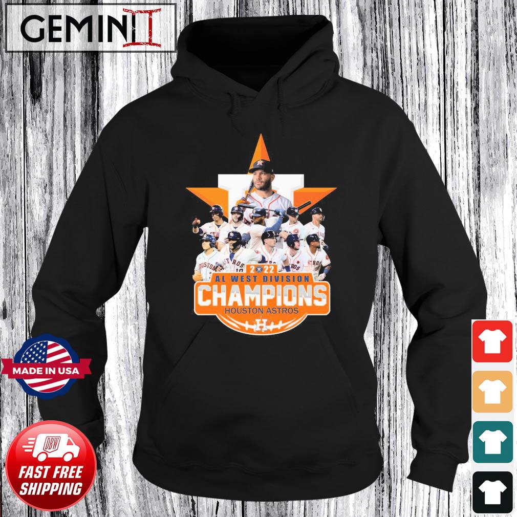 Houston Astros team 2022 Al west Champions signatures shirt, hoodie,  sweater, long sleeve and tank top