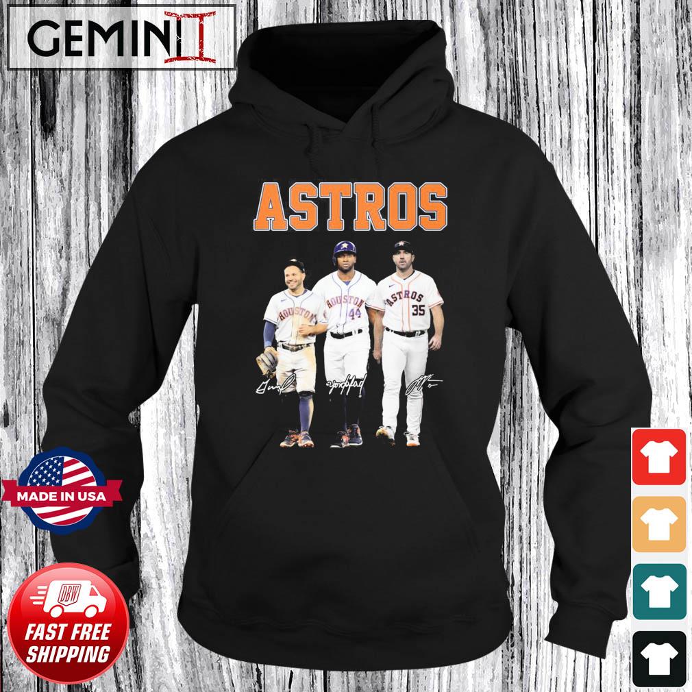 Houston Astros Justin Verlander vintage signature shirt, hoodie