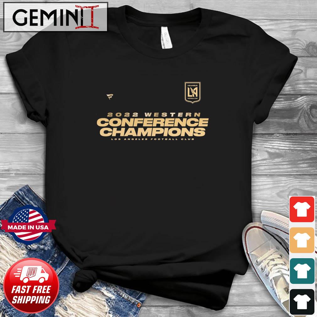 Los Angeles FC 2022 MLS Western Conference Champions Locker Room T-Shirt
