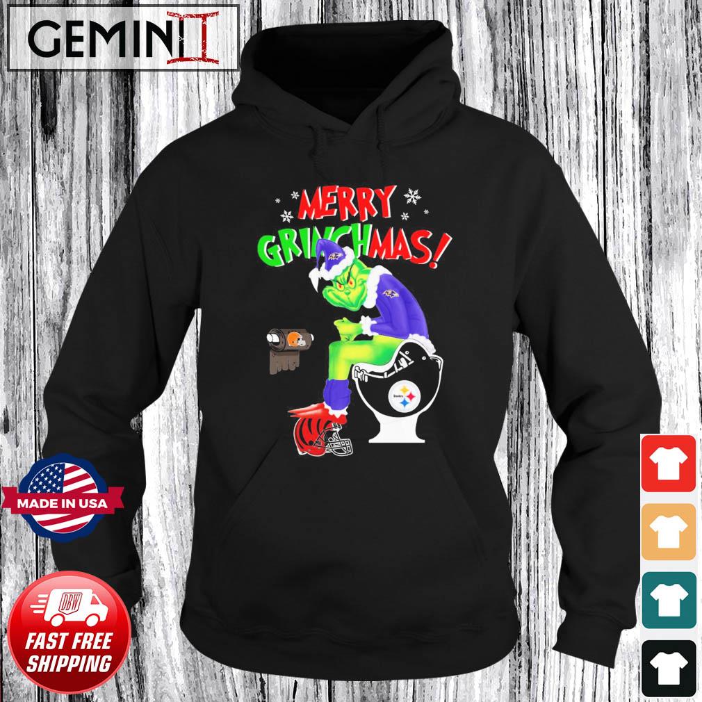 Buy Merry Grinchmas The Grinch Baltimore Ravens Toilet On