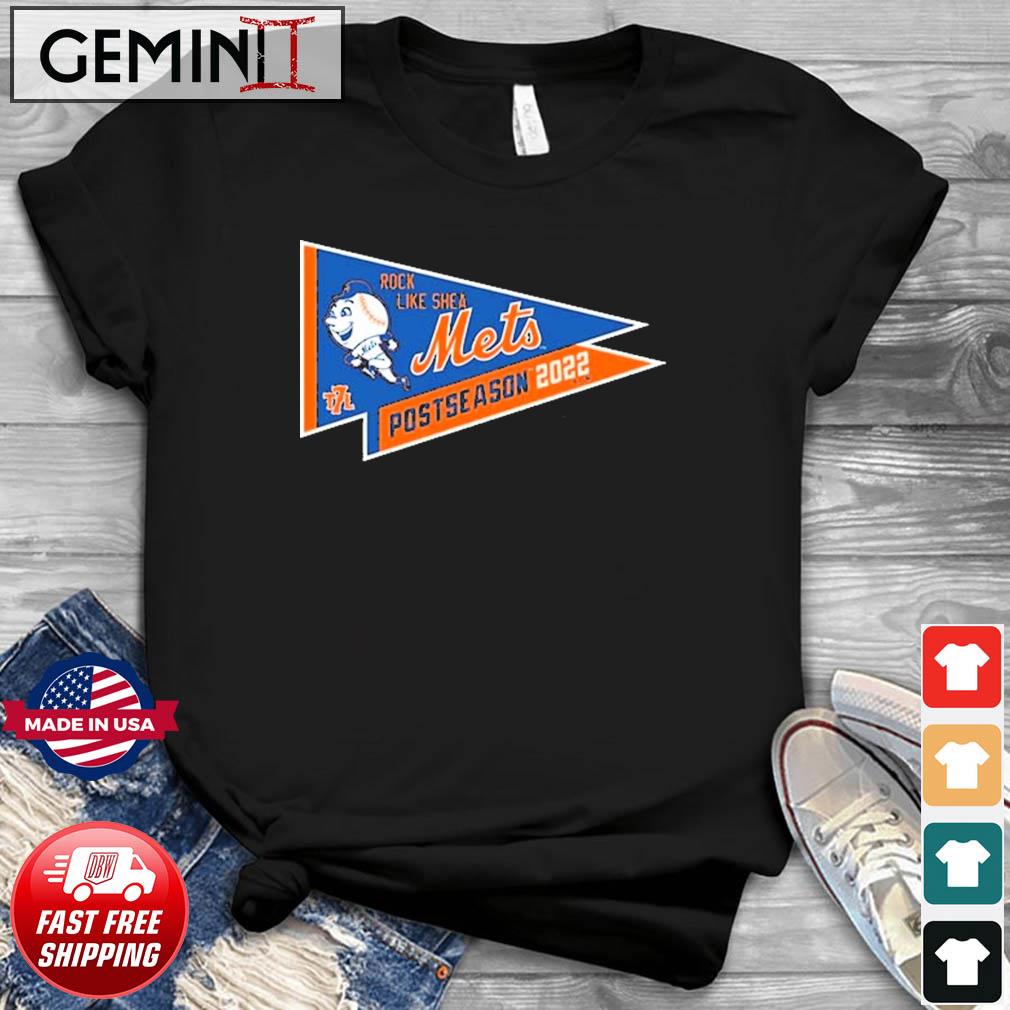 Official New york mets postseason 2022 pennant T-shirt, hoodie