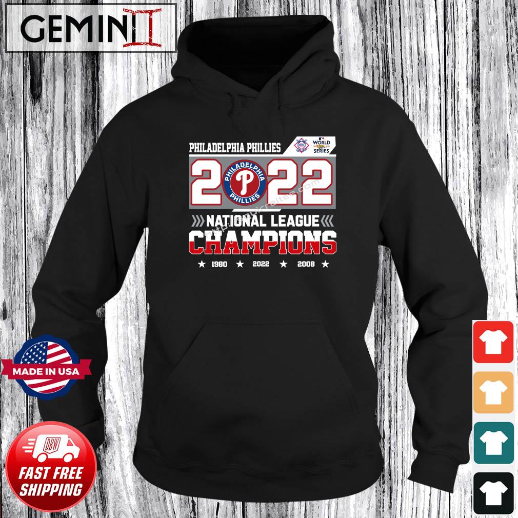 Official Philadelphia Phillies 3X National League Champions Shirt, hoodie,  sweater, long sleeve and tank top