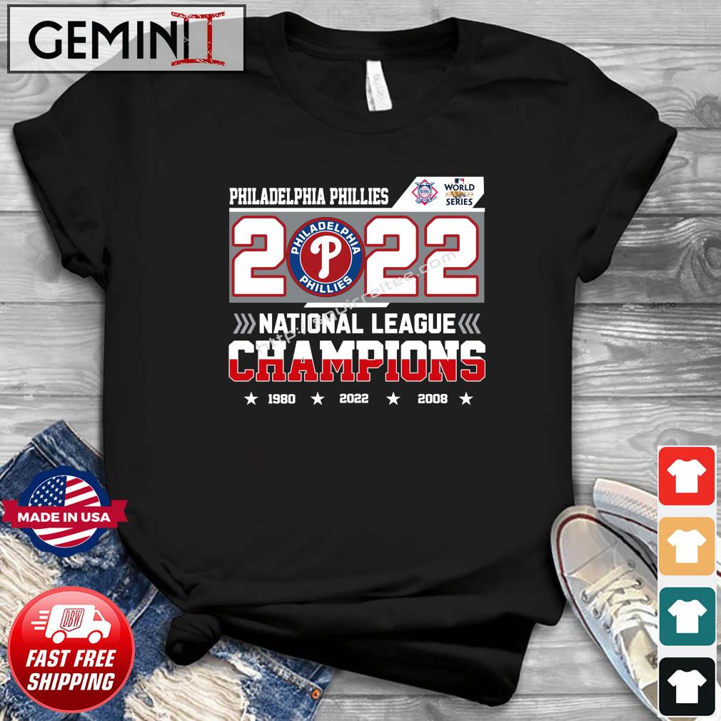 Ws 2022 Philadelphia Phillies National League Champions Shirt - Bluecat