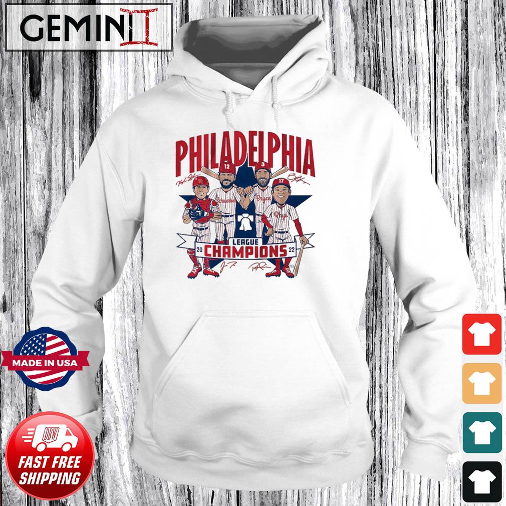 Philadelphia League Phillies Championship 2022 signatures Shirts