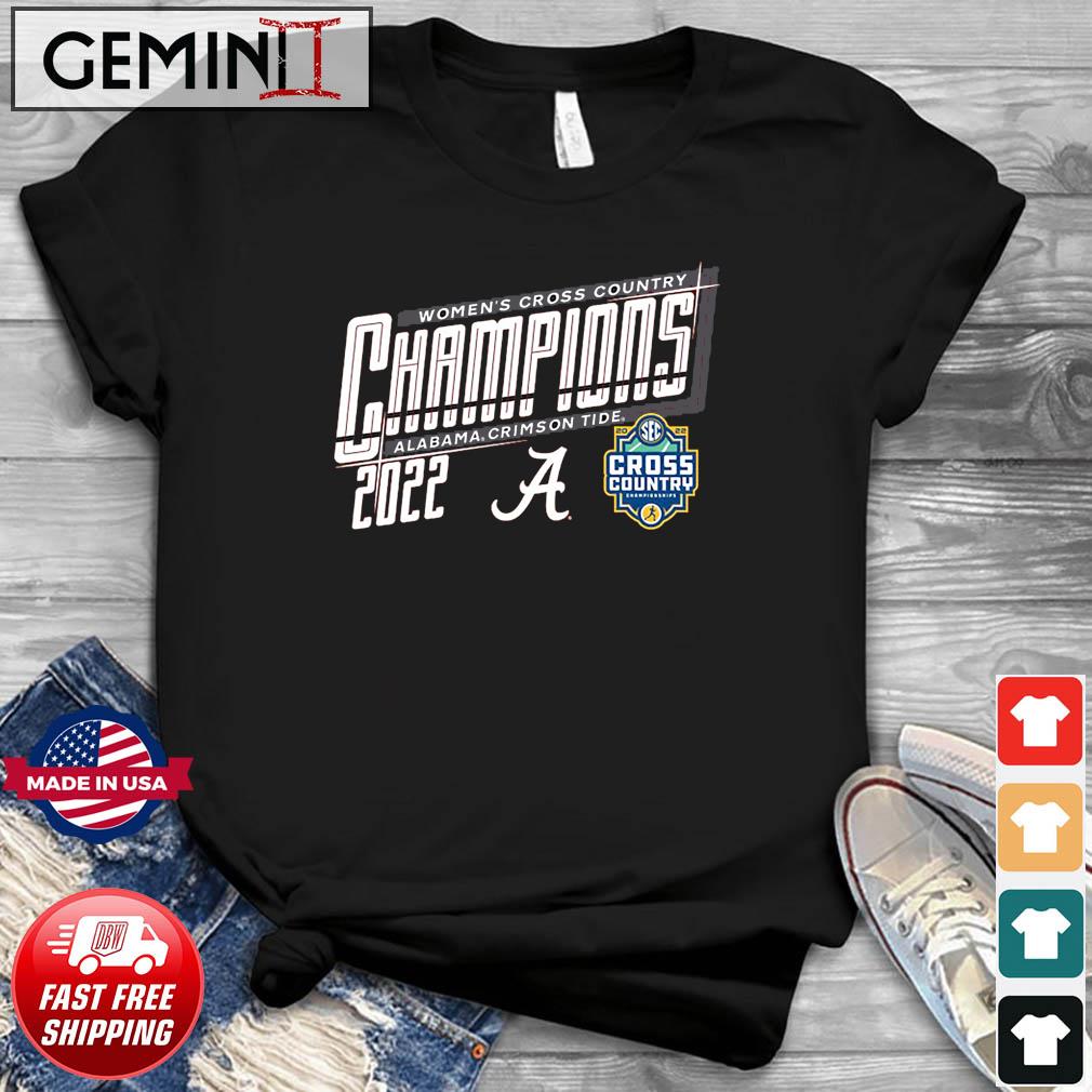 The Champions Alabama Crimson Tide Women's 2022 Sec Cross Country Shirt