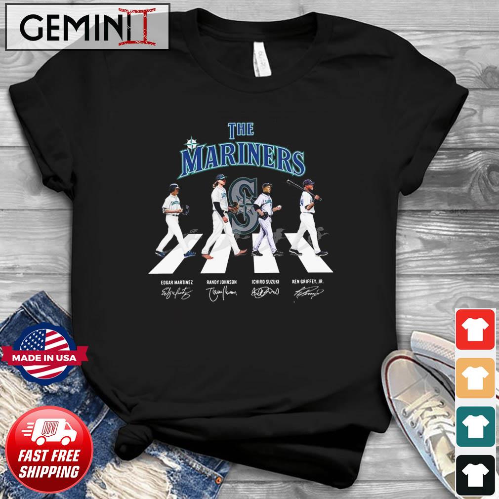 The Seattle Mariners Abbey Road October Rise Postseason Signatures 2022  Shirt, hoodie, sweater, long sleeve and tank top