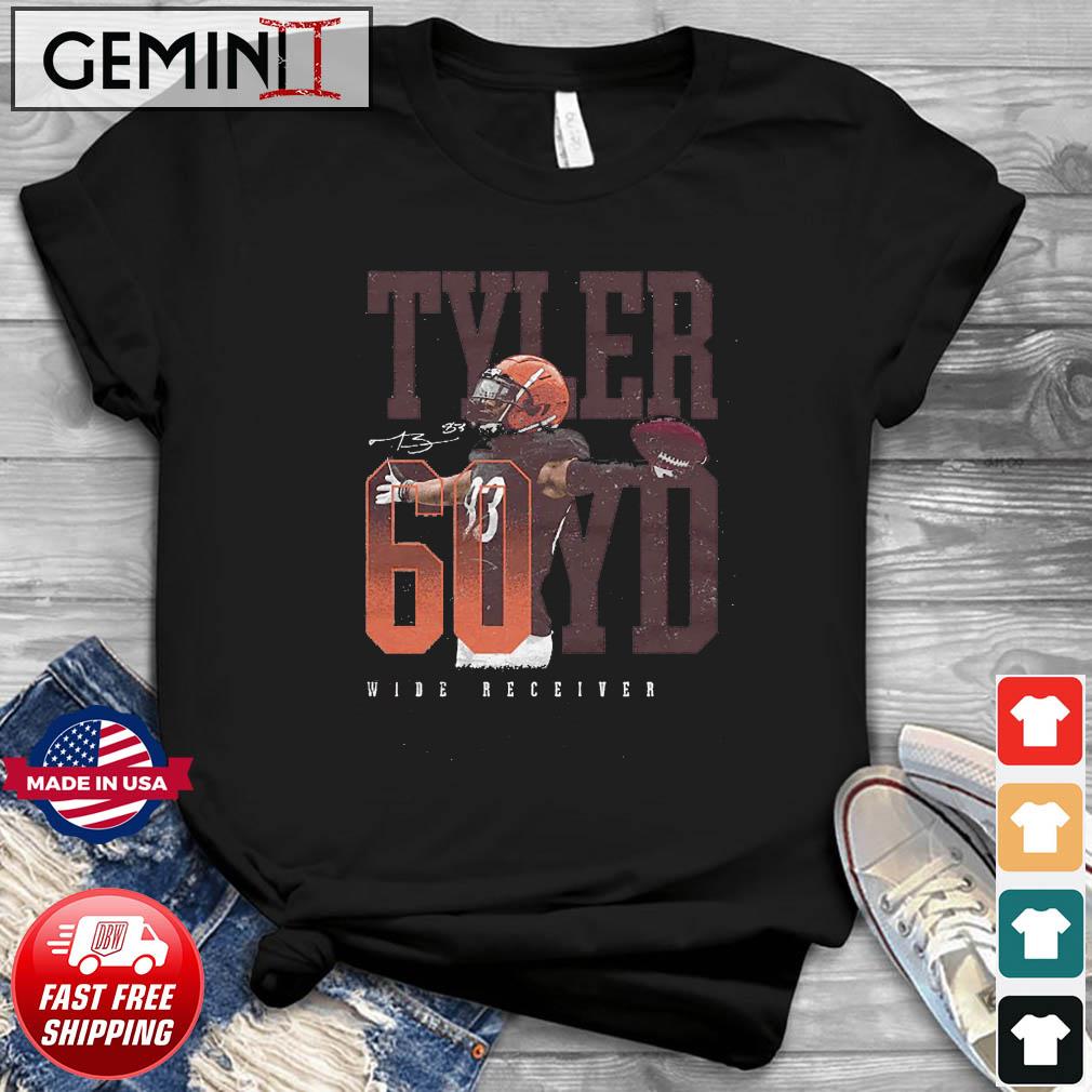 Official Tyler Boyd Cincinnati Bengals 60YD Signature shirt