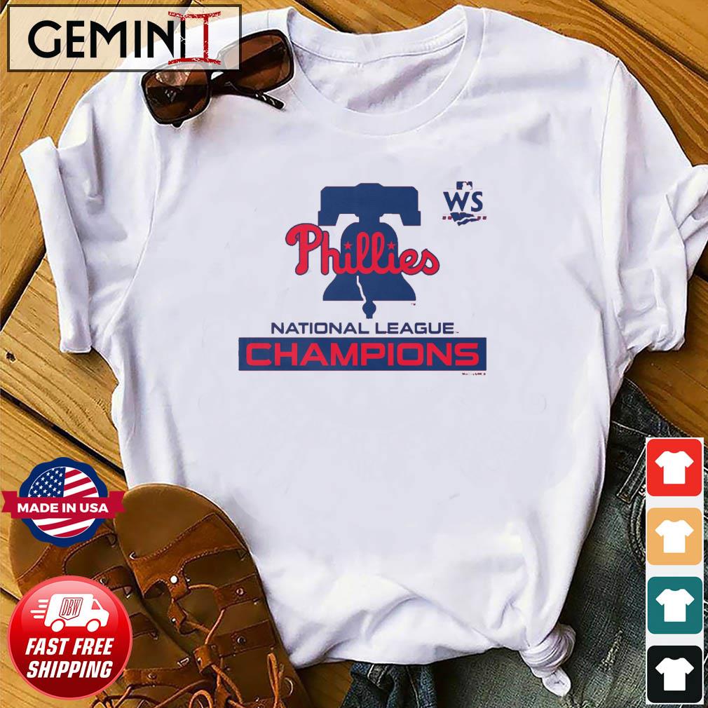 Ws 2022 Philadelphia Phillies National League Champions Shirt - Bluecat