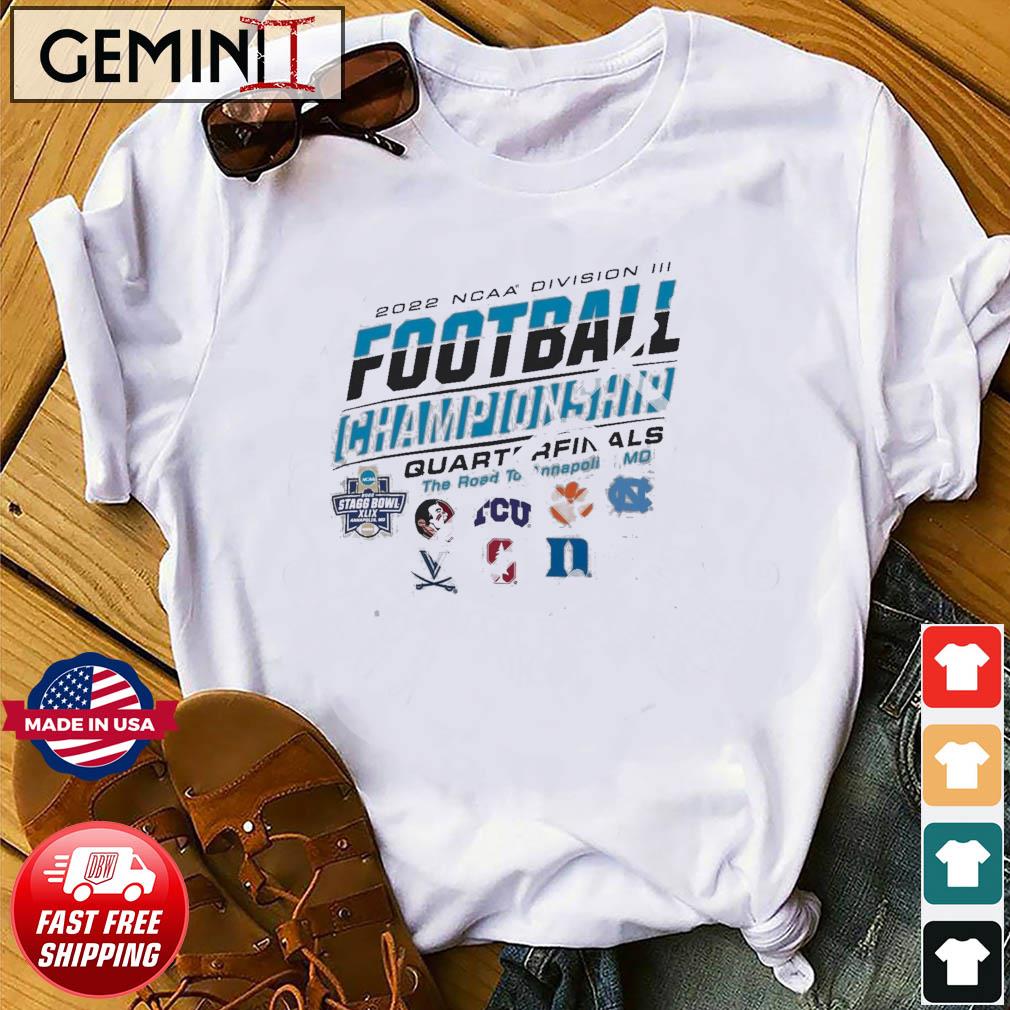 2022 NCAA Division III Football Quarterfinals Championship Shirt