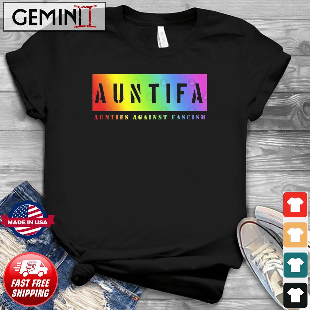 Auntifa Aunties Against Fascism Club Q Edition T-Shirt