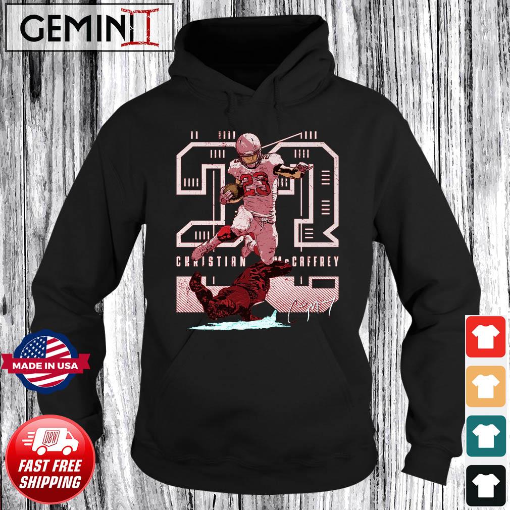 Christian McCaffrey San Francisco 49ers football signature Vintage shirt,  hoodie, sweater, long sleeve and tank top