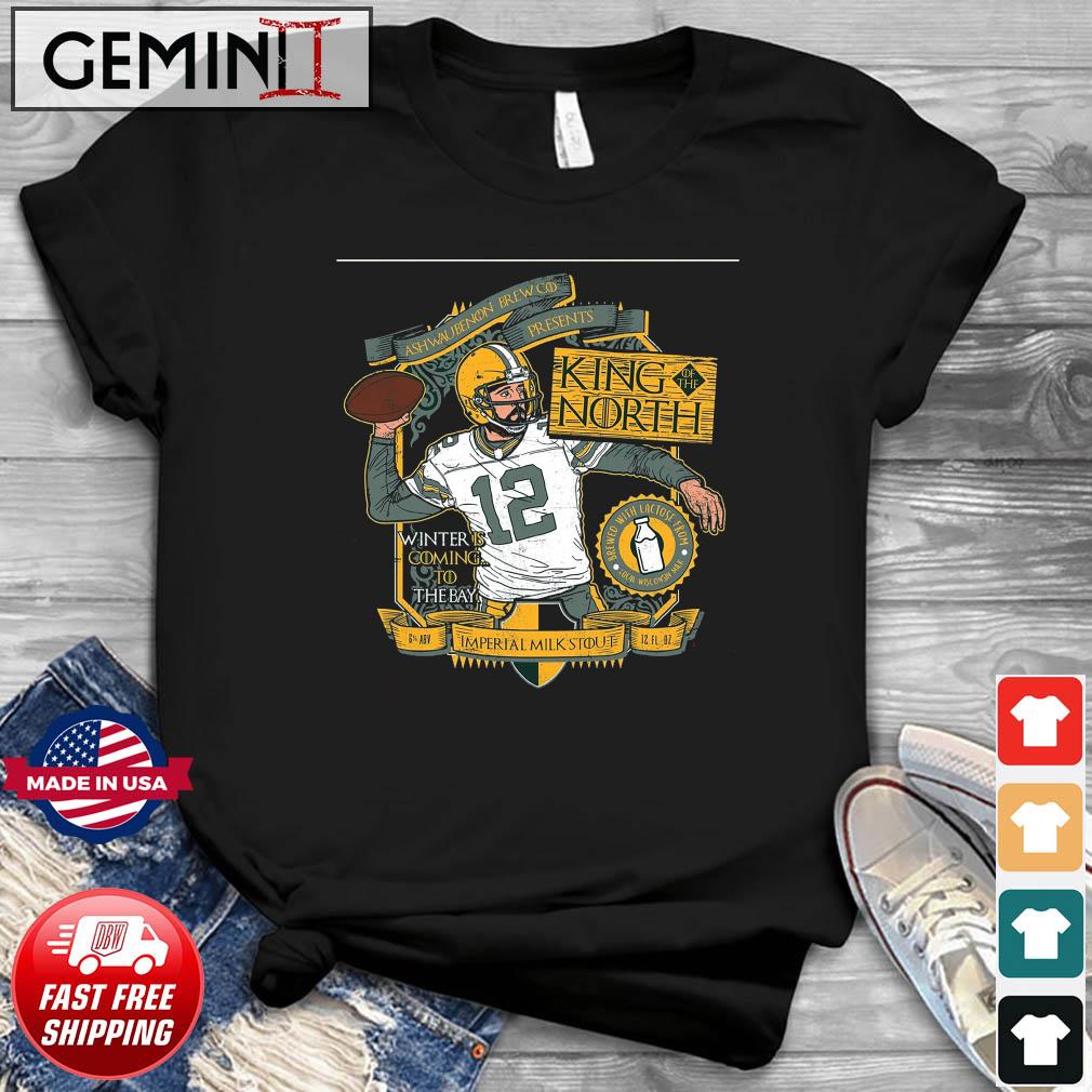 Aaron Rodgers jets Fake Craft Beer Label T-shirt 