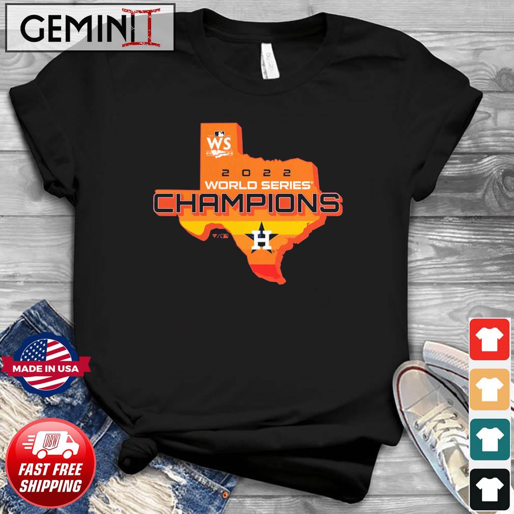 Houston Astros 2022 World Series Champions Signature Roster T-shirt