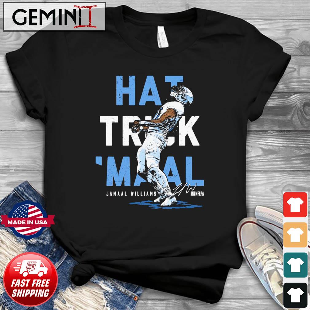 Jamaal Williams Detroit Lions Flex Celly Hat Trick Maal Signature Shirt