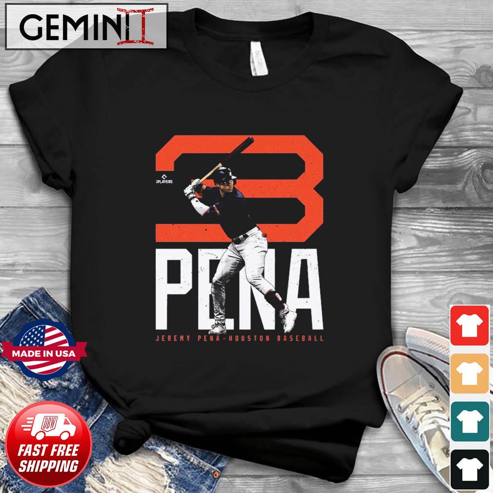 Jeremy Pena Houston Astros baseball bold number shirt, hoodie