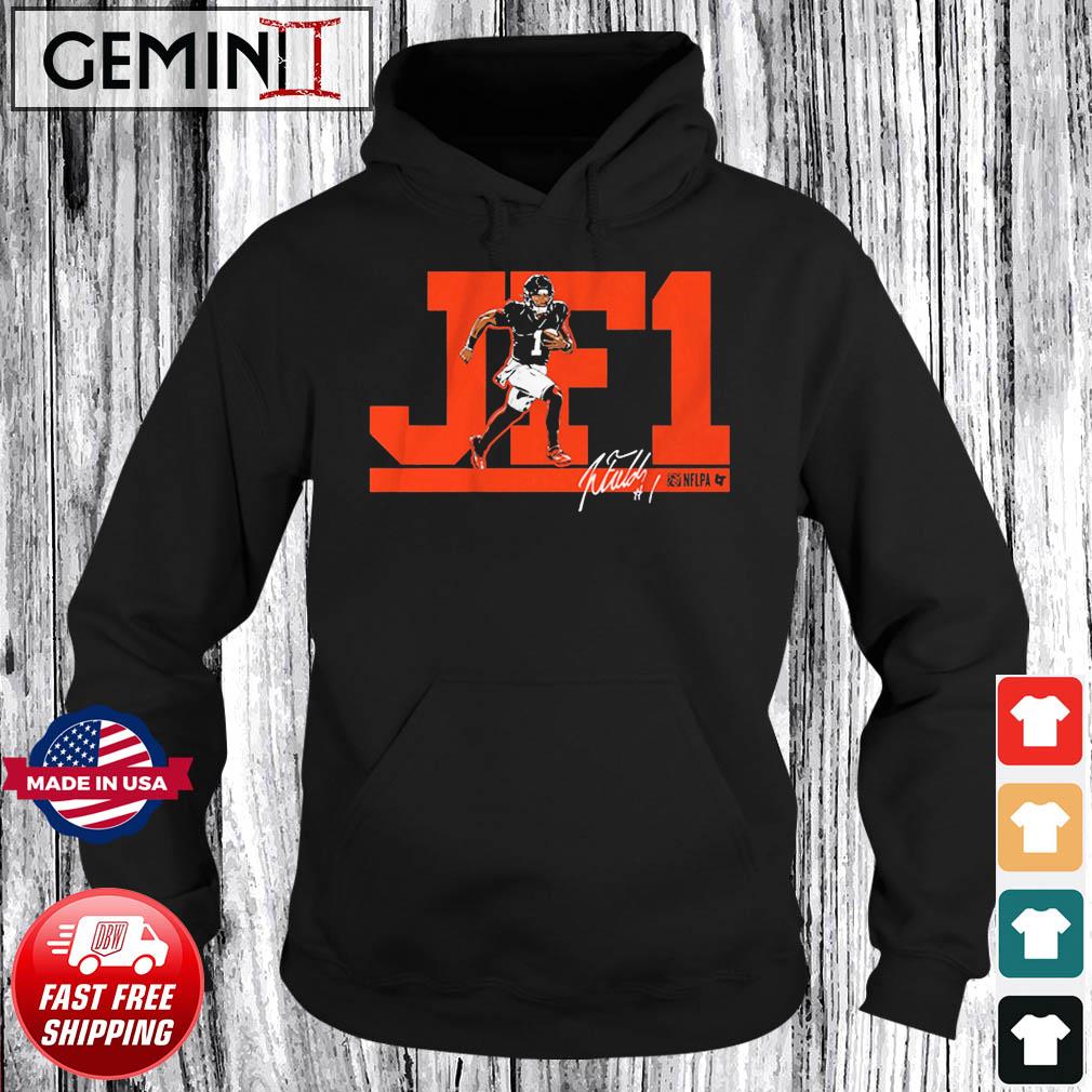 Justin Fields Shirt Him Justin Fields Chicago Bears Signature -  High-Quality Printed Brand