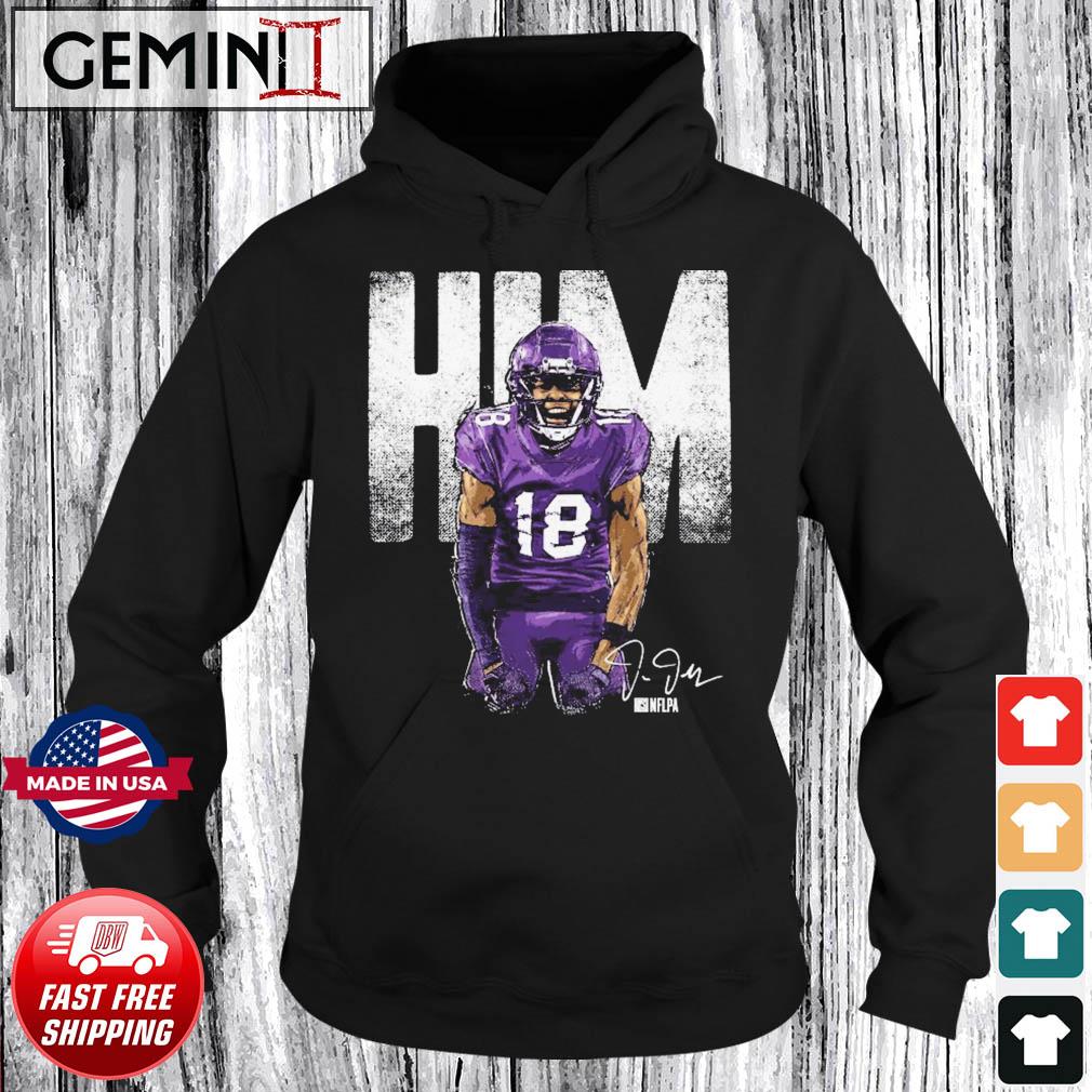 Awesome him Justin Jefferson Minnesota Vikings bold shirt, hoodie, sweater,  long sleeve and tank top