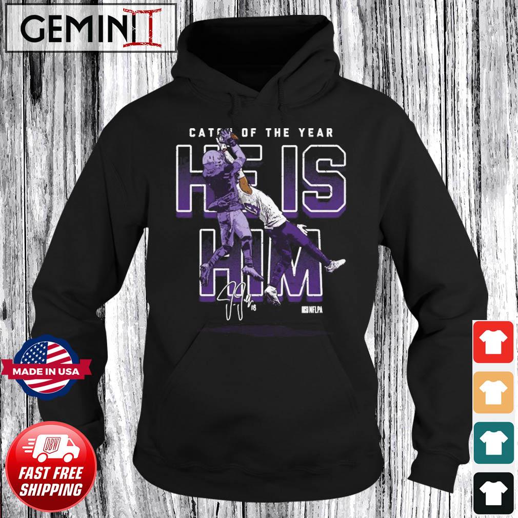 Justin Jefferson Minnesota Vikings the catch signature shirt, hoodie,  sweater, long sleeve and tank top