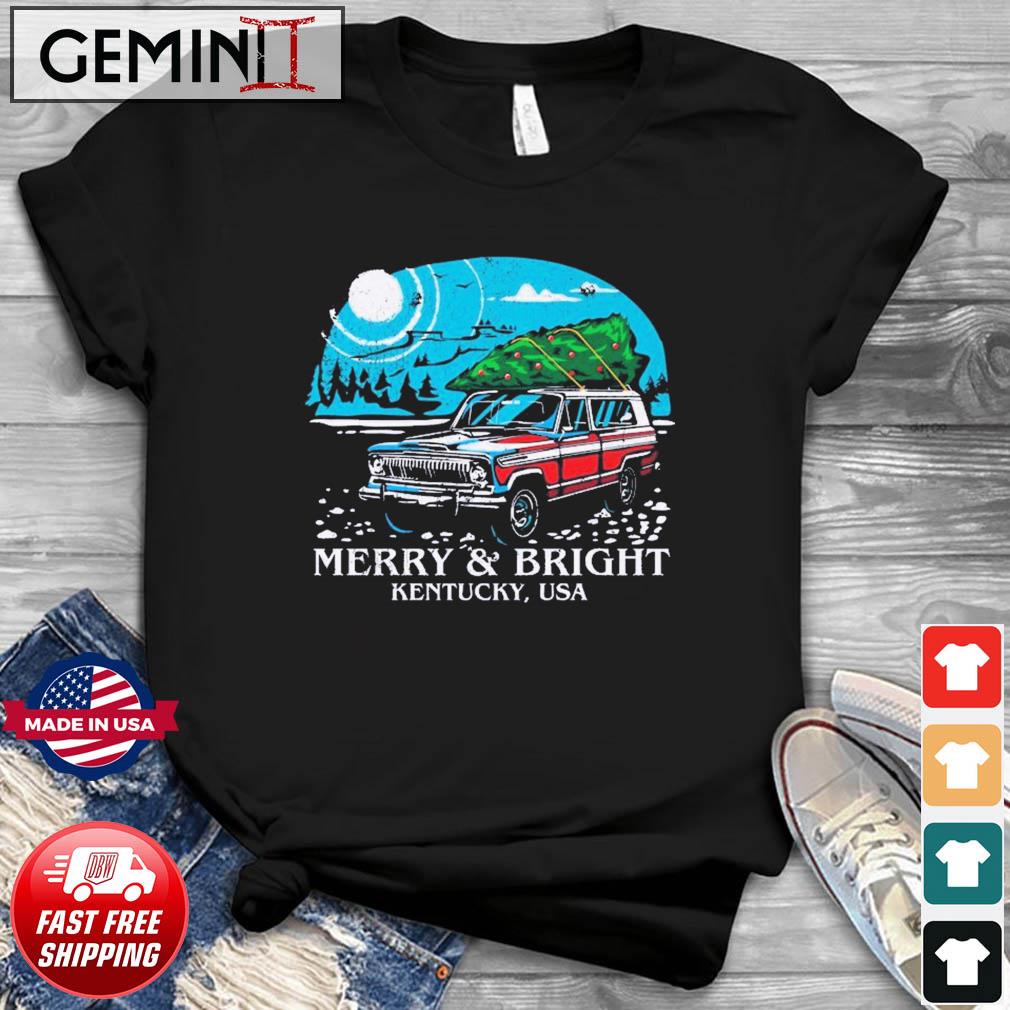 Kentucky Merry & Bright Christmas shirt