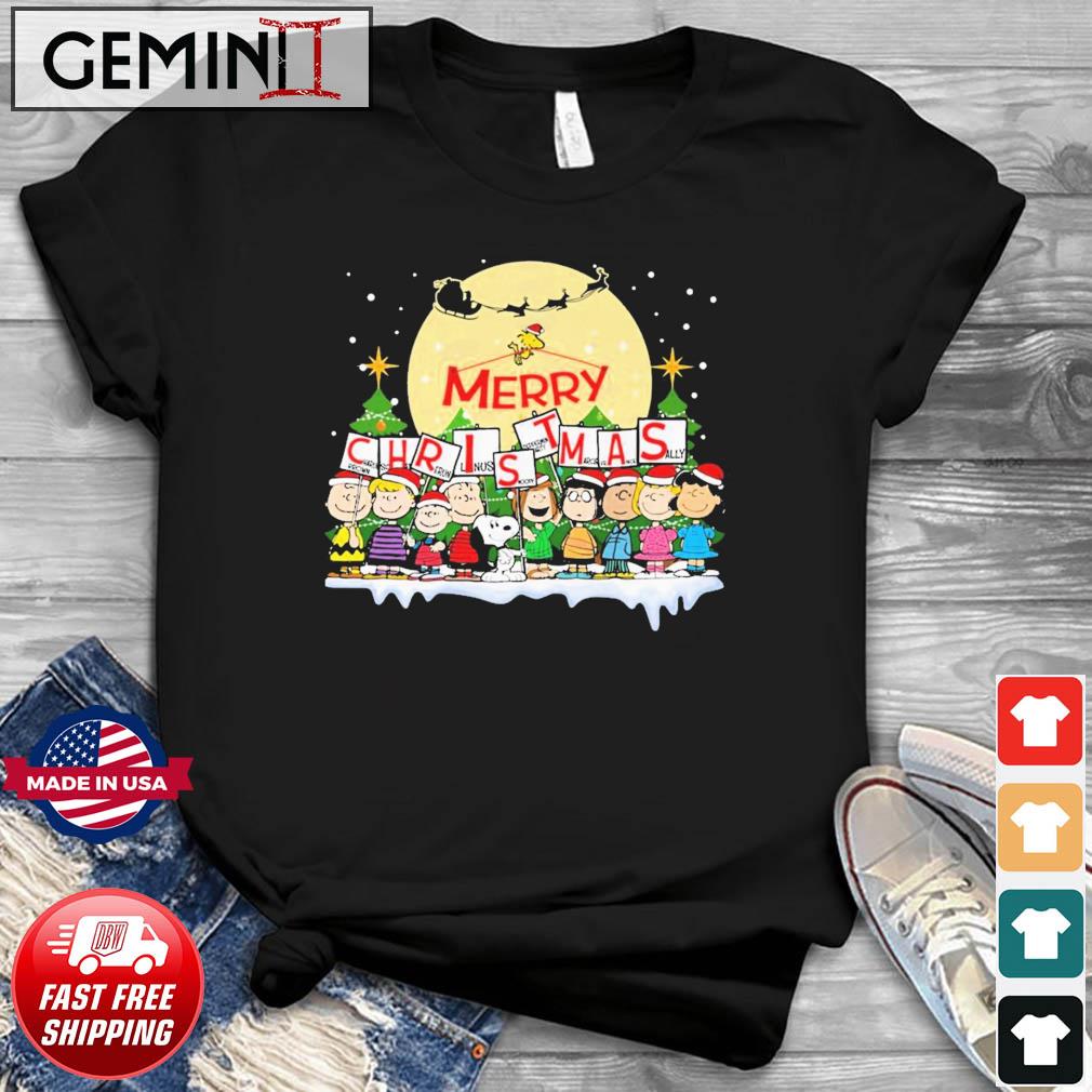 Merry Christmas The Peanuts Characters Shirt