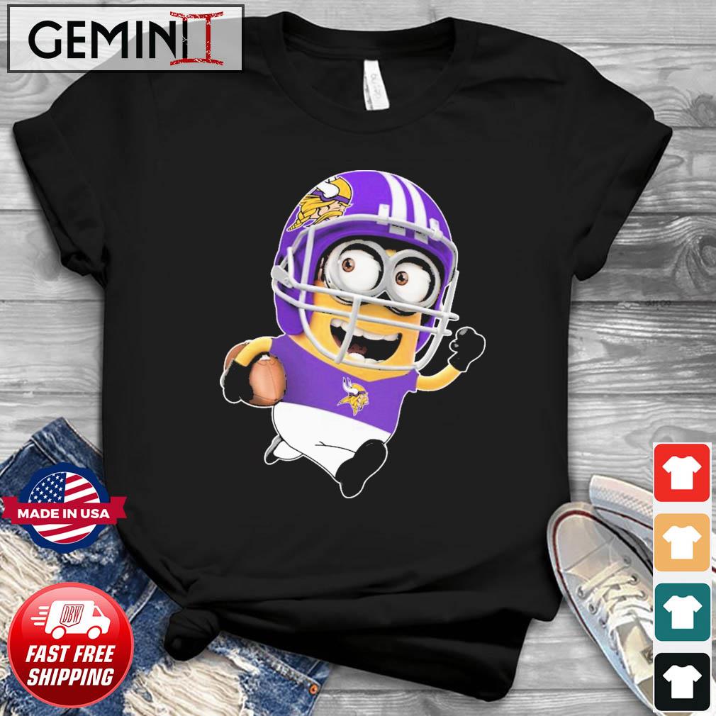 Minion Bob Minnesota Vikings NFL Football Shirt