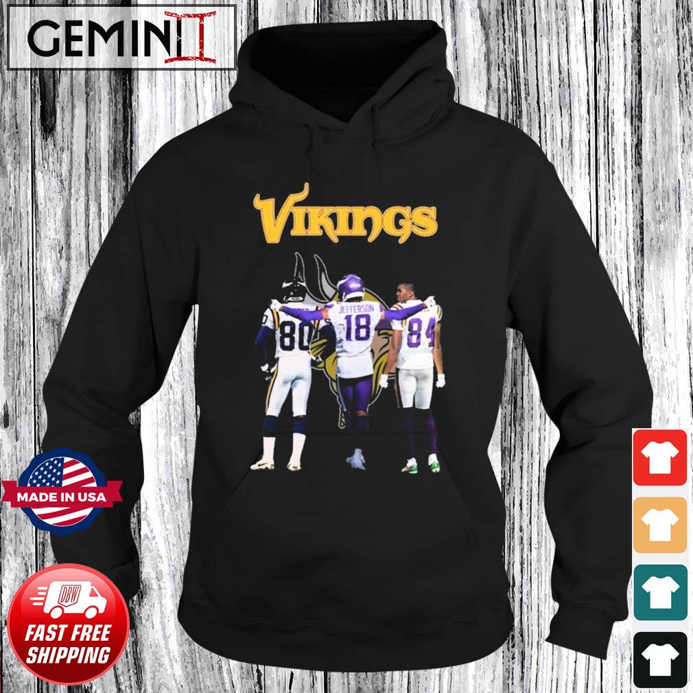 Minnesota Vikings Justin Jefferson Randy Moss And Cris Carter Shirt -  Limotees