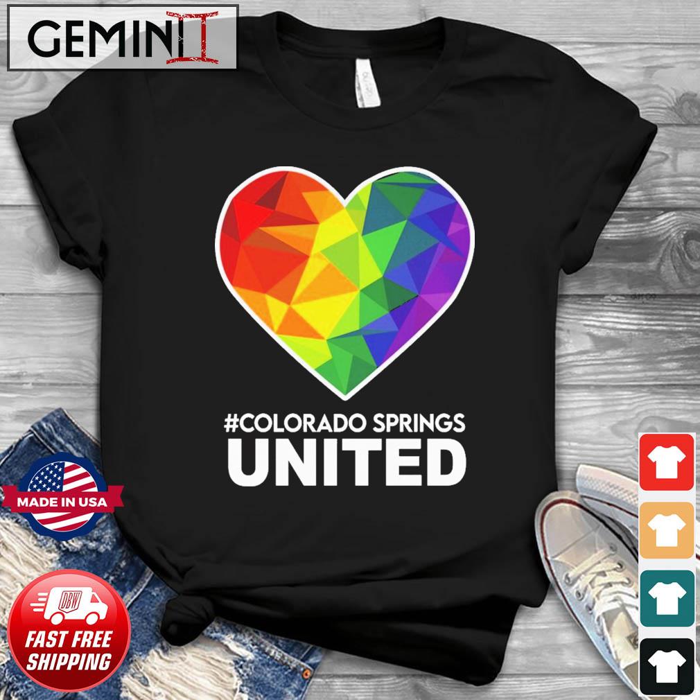 Original heart LGBT Colorado Springs United Shirt