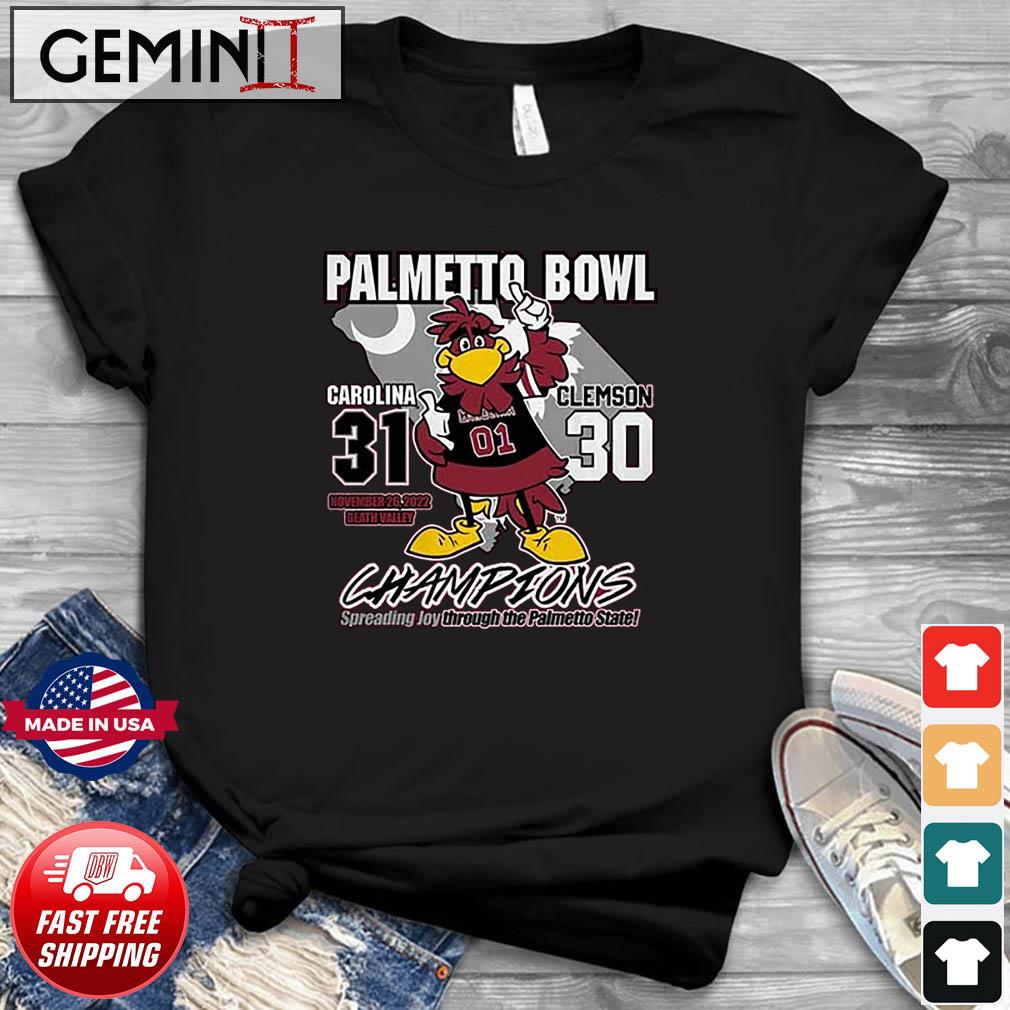 Palmetto Bowl Champions South Carolina Gamecocks 31-30 Clemson Tigers 2022 Shirt