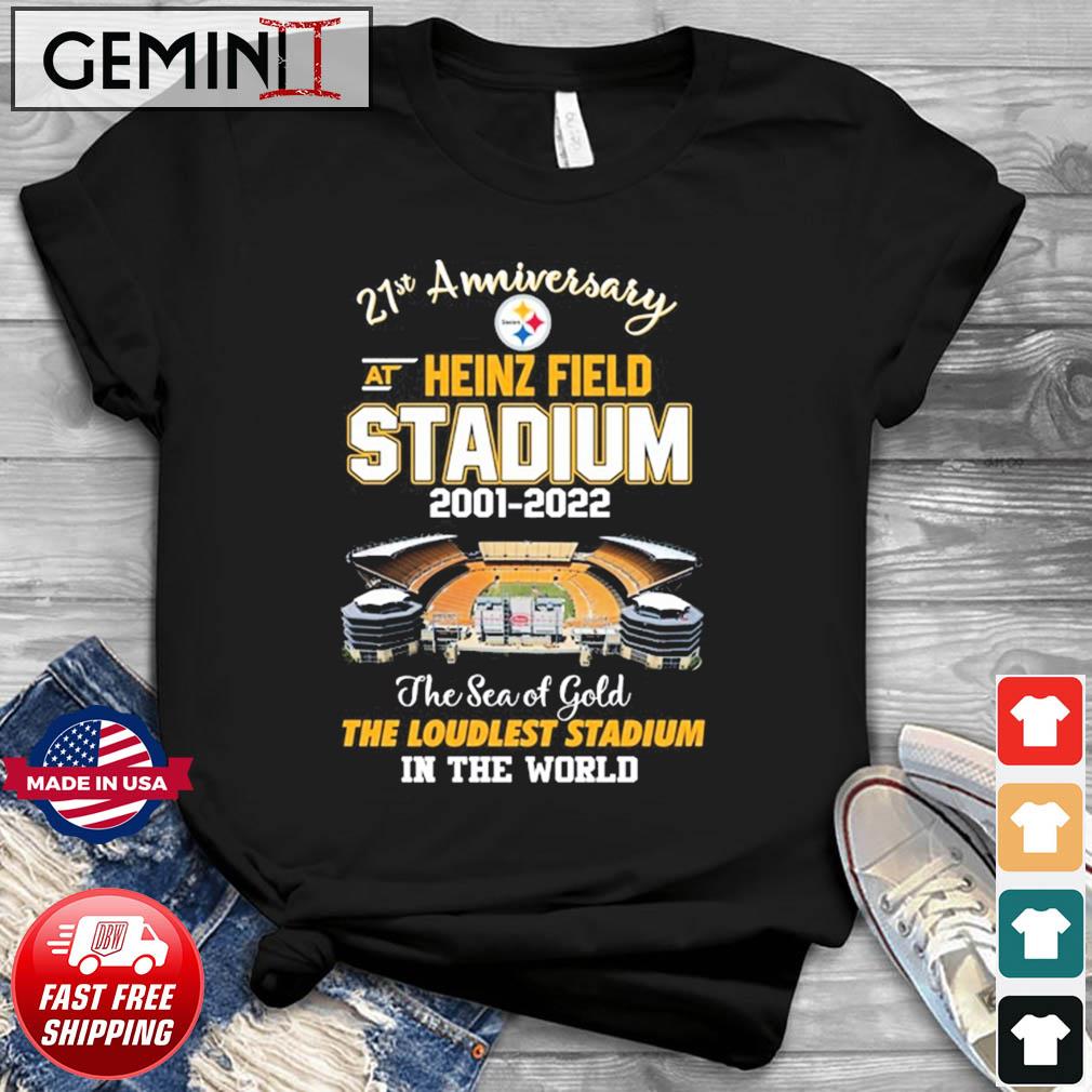 Pittsburgh Steelers 21st Anniversary At Heinz Field Stadium 2001-2022 Shirt