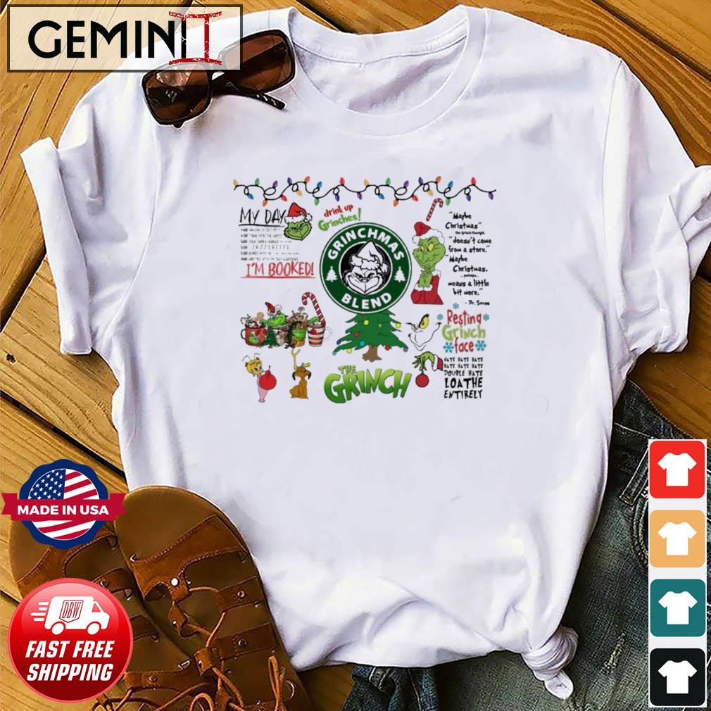 The Grinch Grinchmas Blend Christmas Collage Shirt