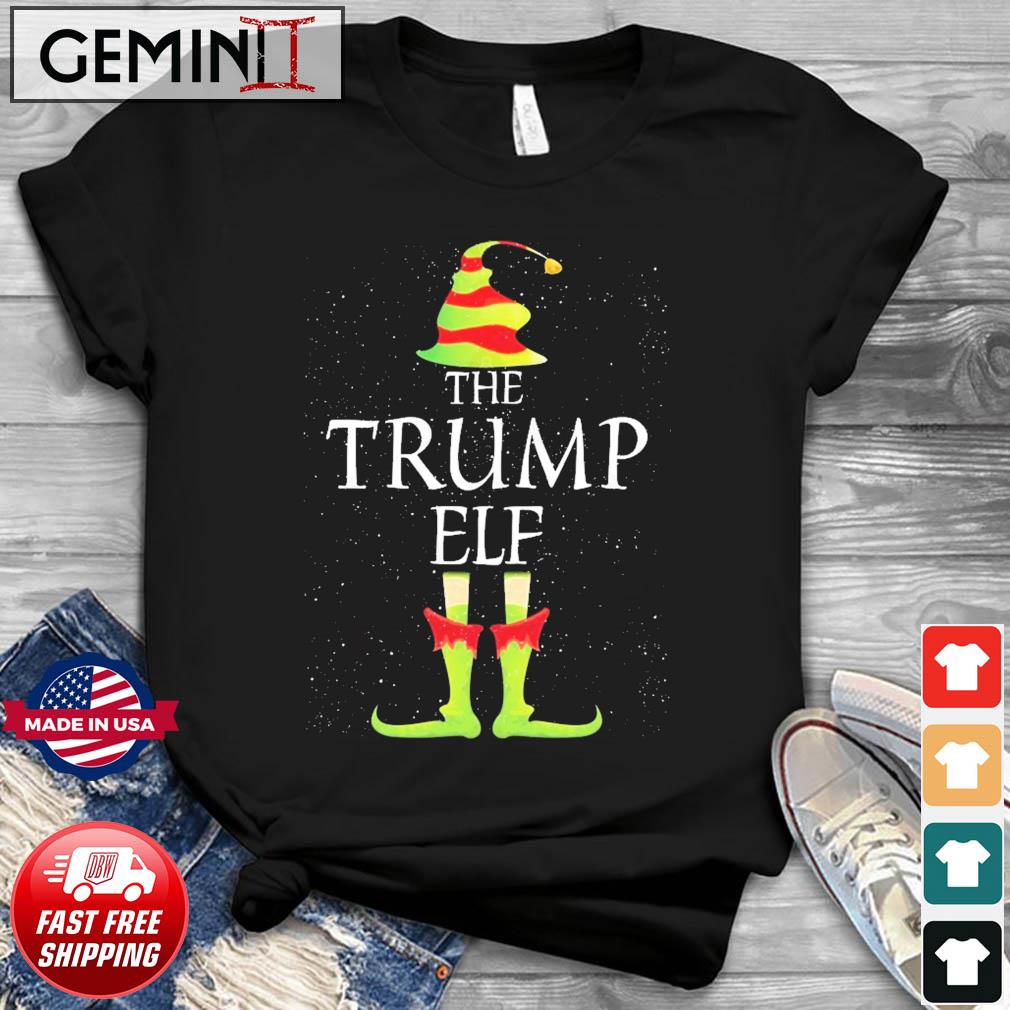 Trump Elf Family Matching Christmas Group Funny Pajama Gift T-Shirt
