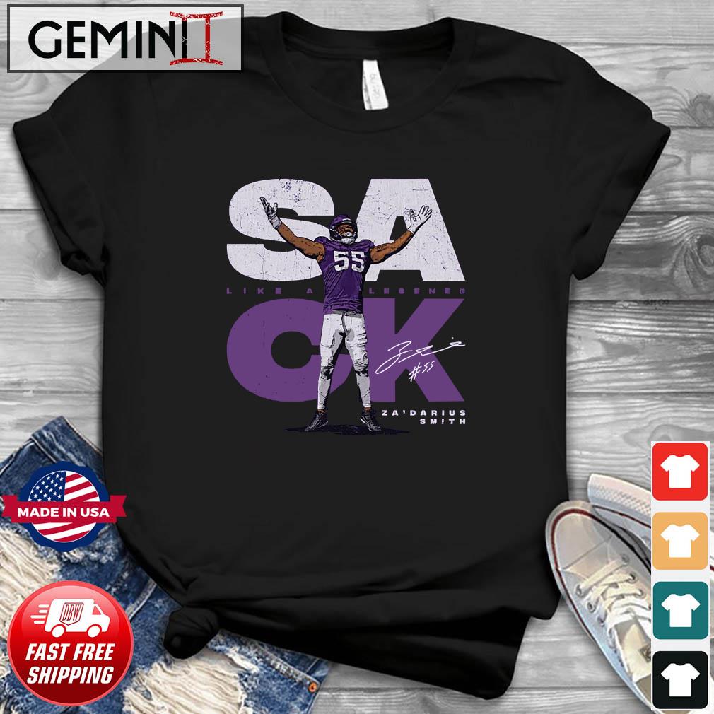 Za'Darius Smith Minnesota Vikings Sack Celebration Signature Shirt