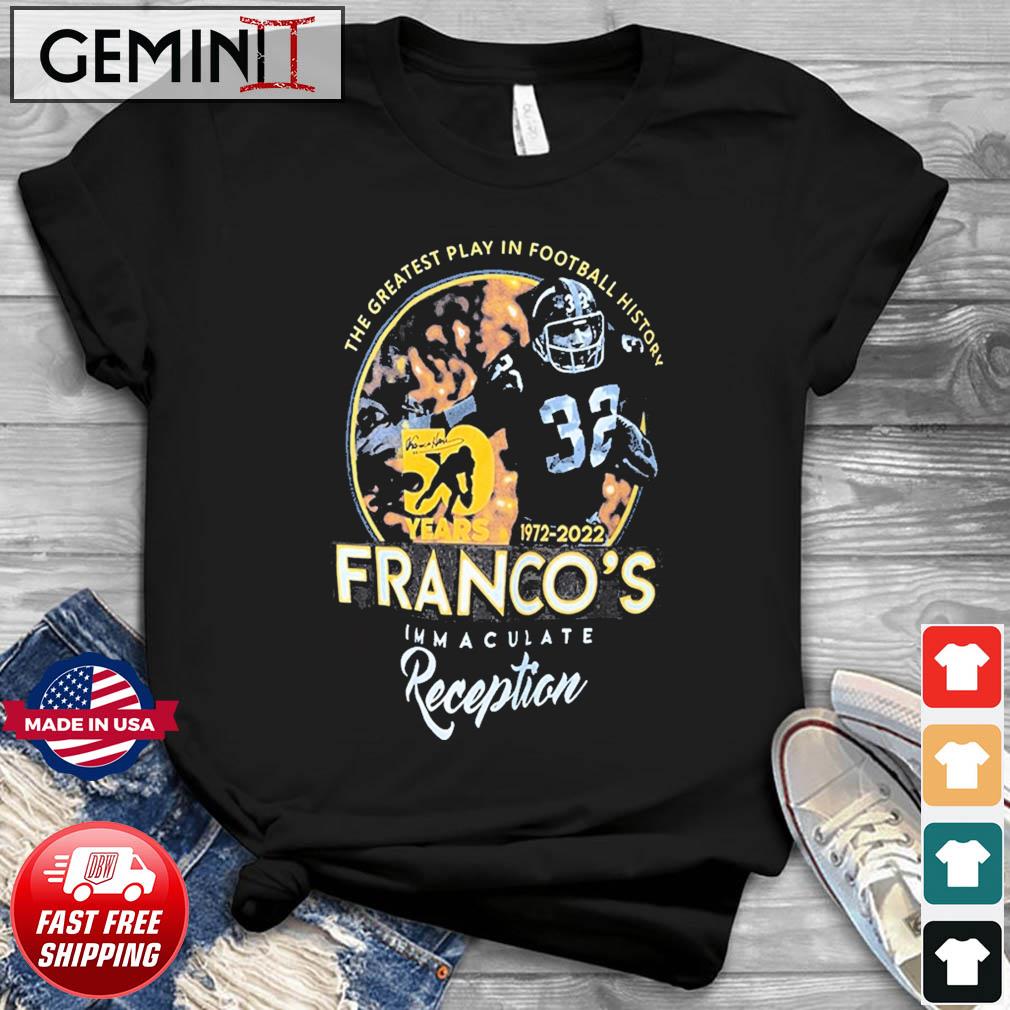 Franco's Immaculate Reception - The Greatest Play in Football Tee