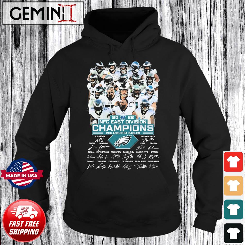 Official Philadelphia Eagles Skyline 2022 Nfc East Division Champions  T-shirt,Sweater, Hoodie, And Long Sleeved, Ladies, Tank Top