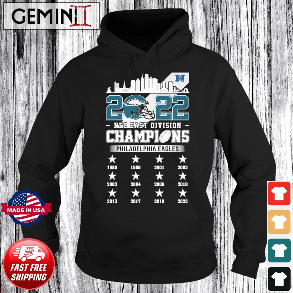 2022 NFC East Champions Philadelphia Eagles Skyline Shirt, hoodie, sweater,  long sleeve and tank top